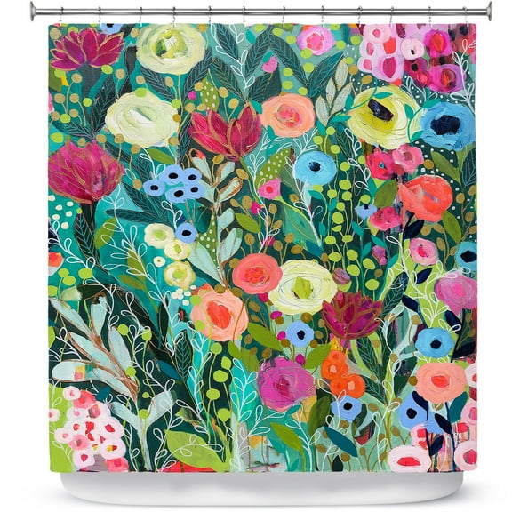 Shower Curtains 70" x 84" from DiaNoche Designs by Carrie Schmitt - Into The Depths