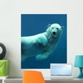 thumbnail image 1 of Polar Bear Underwater Close-up Wall Mural by Wallmonkeys Peel and Stick Graphic (24 in H x 20 in W) WM163069, 1 of 4