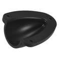 thumbnail image 4 of Unique Bargains 1 Pair 2.48"x2.28"x0.94" Marine Boat Transducer Wire Cable Cover Clam Shell Vent Wire Cover Black S, 4 of 7