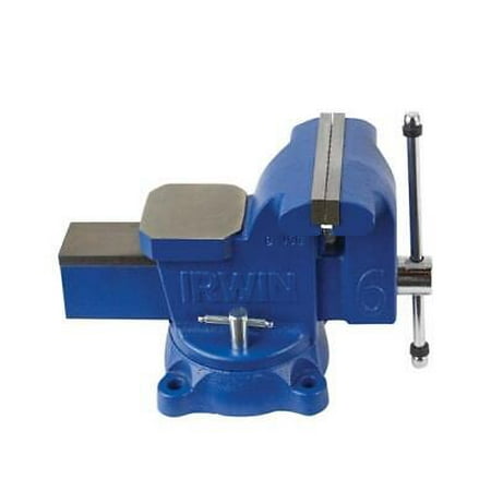 

Irwin 4 in. Steel Workshop Bench Vise Swivel Base