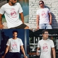 thumbnail image 3 of Greenyef Graphics I Paused My Game to Be Here Gamer Gift Funny Tee Men's T-Shirt Style-43 (White & Pink, Medium), 3 of 6