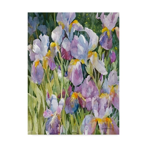 Trademark Fine Art 'Garden Meeting' Canvas Art by Annelein Beukenkamp