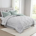 thumbnail image 4 of Modern Threads Bed In a Bag 7-Piece Dusty Sage Comforter Set, California King, 4 of 4