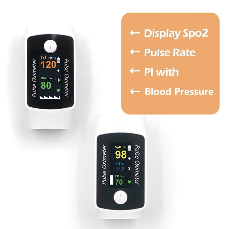 New 2-in-1 pulse oximeter supports both blood oxygen saturation and blood pressure measurement.