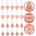 thumbnail image 3 of LOLIPPYY 20 Pieces Valentine's Day Wood Craft Decorations, Table Centerpieces and Hanging Wood Pieces for Home Decor, 3 of 7