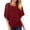 C403/Wine, variant on XIYON Tank Top For Women Women Crew Neck Solid Color Vest With Loose Chiffon Bat Short Sleeve Flowing Shawl Double Layer Tunic Top Blouse Casual Trendy Clothes