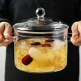 thumbnail image 6 of Glass Pots for Cooking on Stove - 1.9L/64oz - Heat- Glass Cooking Pot with Lid, Microwave and Dishwasher Safe, 6 of 8
