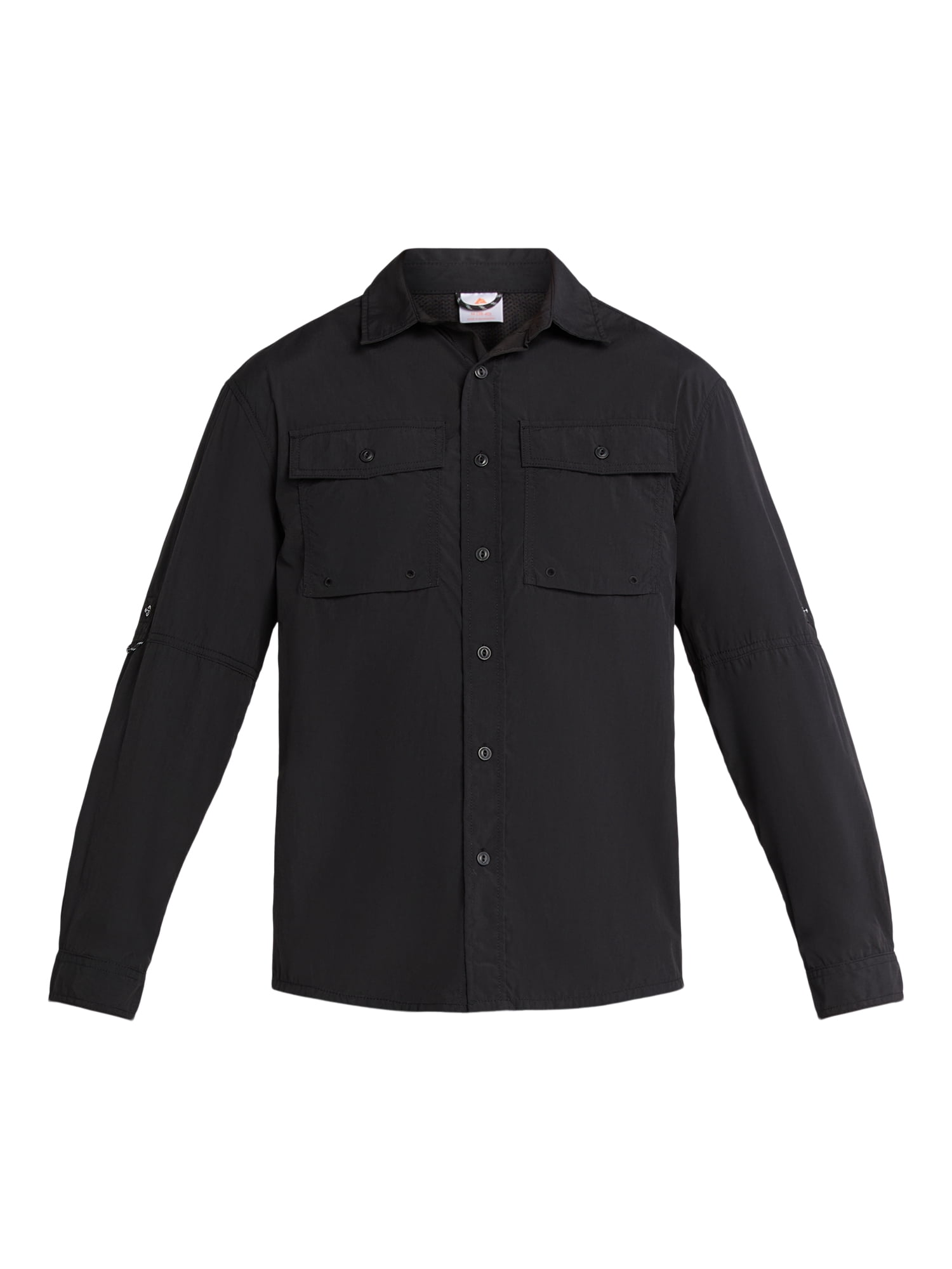 Ozark Trail Men's and Big Men's Upstream Shirt with Long Sleeves, Sizes S-3XL