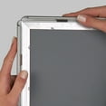 thumbnail image 4 of Snap Poster Frame 0.59" Aluminum Front Loading Wall Mounting 16x20 Silver, 4 of 8