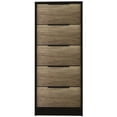 thumbnail image 2 of Particle board 5-drawer multicolor vertical dresser - Useful for storing undergarments, 2 of 4