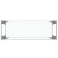 thumbnail image 2 of Contemporary Metal and Glass Console Table - Gold, 2 of 7