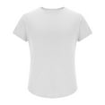 thumbnail image 5 of BXINGOHAI Men's Workout Shirts Casual Short Sleeve Mesh Athletic T-Shirts White,XL, 5 of 7