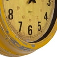 thumbnail image 3 of Yosemite Circular Iron Wall Clock with Distressed Yellow Iron Frame, 3 of 3