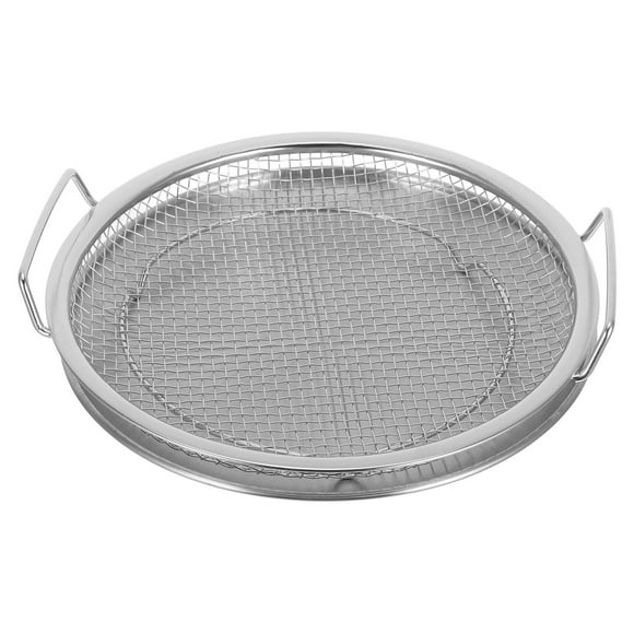 BRIGHTFUFU 1 Juego de bandeja de filtro de aceite, olla humeante, colador de cesta para freír, cesta de vapor de acero inoxidable, colador de drenaje de malla, bandeja de filtro de aceite