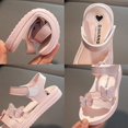 thumbnail image 5 of eileial Toddler Girl Sandals -Flower Girl Dress Shoes Open Toe Little Kid Summer Flats,Pink 12.5, 5 of 6