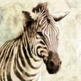 thumbnail image 2 of Dee Dee 15x15 Black Ornate Wood Framed with Double Matting Museum Art Print Titled - The Zebra, 2 of 4