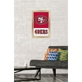 thumbnail image 2 of NFL San Francisco 49ers - Logo 21 Wall Poster, 14.725" x 22.375", Framed, 2 of 3