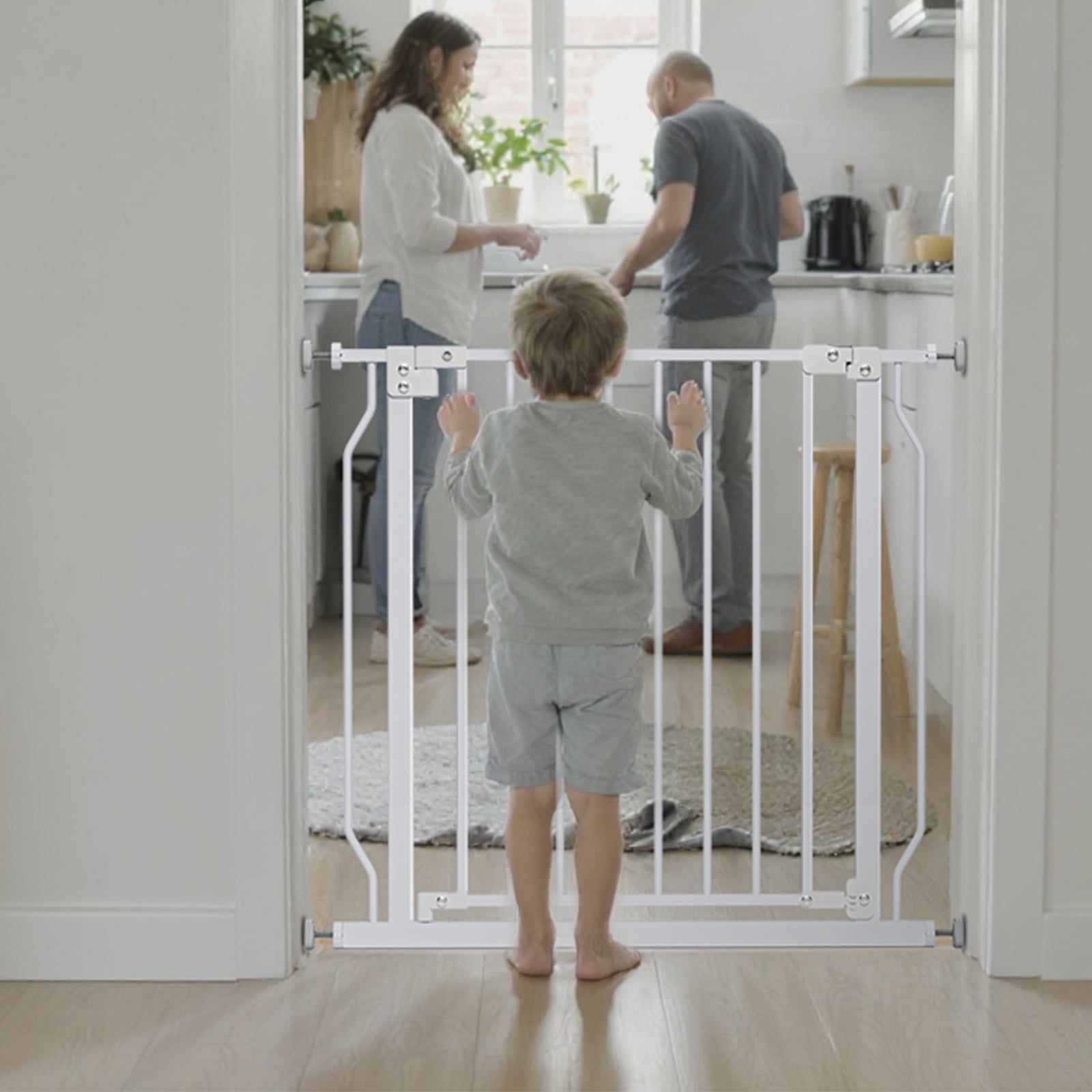 Mutak Baby Gate Safety Stair Gate Dog Fence Doorway 29.5"-43"W x 30"H