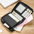 thumbnail image 3 of Egoelife Wallet for Men Bifold Wallet with Zipper Multi Card Holder Coin Purse With ID Window, 3 of 7