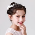 thumbnail image 5 of Peigne Pince à Cheveux de Mariée Floral en Perles Cristal Accessoires pour Cheveux de Mariée, 5 of 5