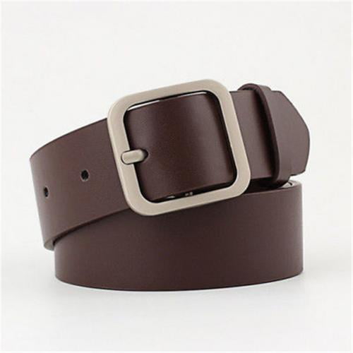 Men's Genuine Leather Braided Girdle Pin Buckle Waistband Waist Band Belt Strap 