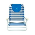 thumbnail image 4 of Open Box Ostrich South Beach Sand Chair, Outdoor Camping Pool Recliner, Stripe, 4 of 9