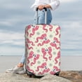 thumbnail image 7 of Gukieu Bow With Sugar Skull Print Suitcase Protective Cover, Elastic Zipper Buckle Suitcase Protective Cover, Suitable for Travel, Business Trip-Large, 7 of 7