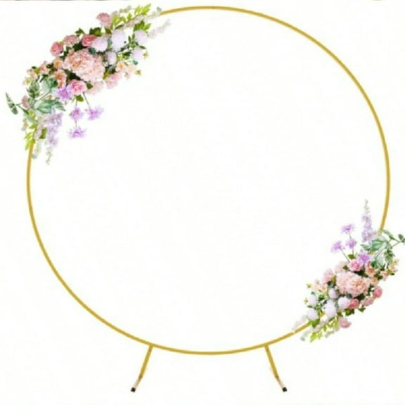 JQDWMDLX 1pc Oversized 200cm/79inch Metal Ring Balloon Arch Stand – Circular Wedding Ceremony Background, Party Festival Outdoor Decoration Prop