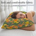 thumbnail image 5 of Orange Lemons Pillow Covers 12"x20", Summer Botanical Elegant Pastoral Watercolor Soft Brushed Microfiber Breathable Throw Pillow Covers, Decorative Pillowcase with Zipper for Couch Sofa Bedroom, 5 of 9
