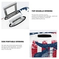 thumbnail image 3 of Honeii bass fish with the USA flag Elastic Luggage Cover, featuring double-sided printing, is the ideal companion for travel, business trips, and daily use(not included suitcase )-X-Large, 3 of 7