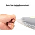 thumbnail image 2 of Waterproof Silicone Shoe Covers, Reusable Foldable Not-Slip Rain Shoe Protectors with Zipper, Unbranded Overshoes Rain Galoshes for Kids Adults Blue Small, 2 of 5