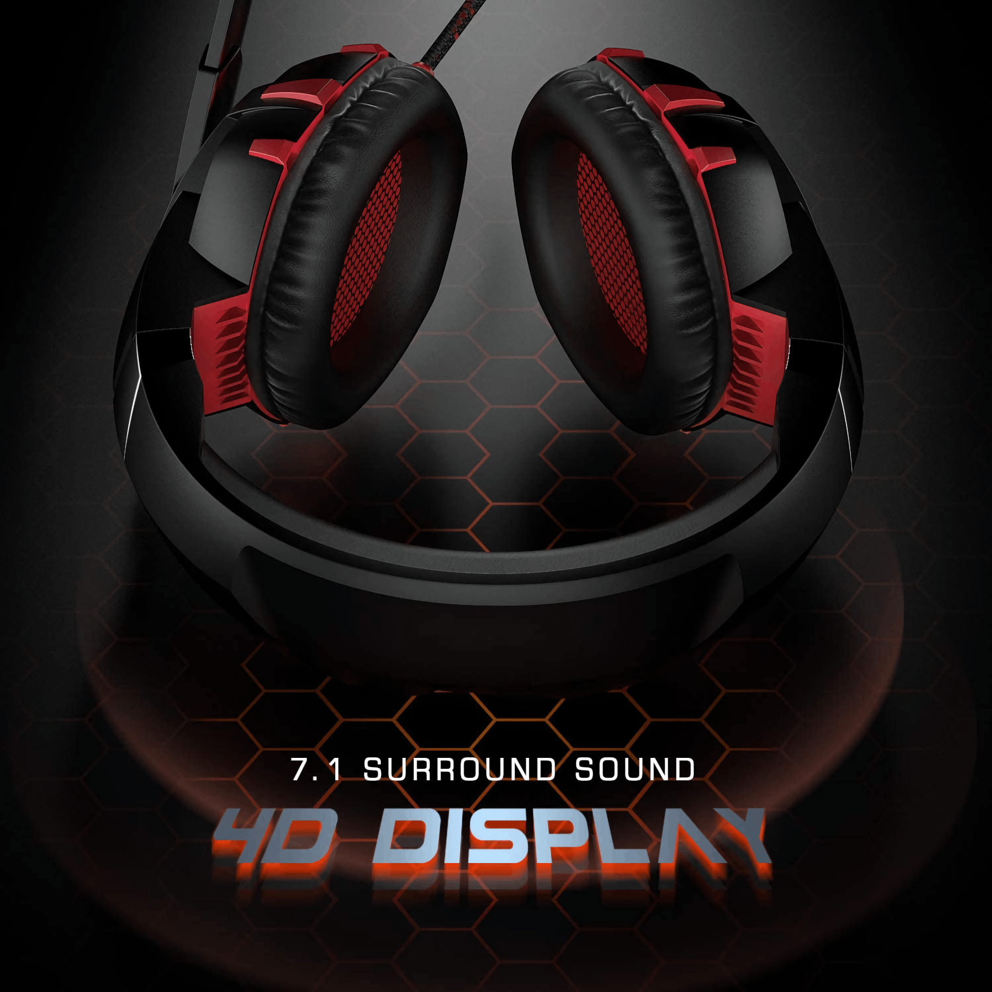 RUNMUS Gaming Headset With 7.1 Surround Sound and LED Light photo 4