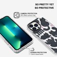 thumbnail image 4 of Funda de teléfono MOSNOVO para iPhone 13 Pro Buffertech Black Furry Cat, 4 of 6