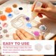 thumbnail image 4 of Uxcell Charms de Resina en Forma de Rosa de 20mm, 40 Pcs Mini Cabochones Sin Perforar para Embellecimiento de Joyas de Manualidades DIY, Charm a Granel para Carcasas de Teléfono, Blanco, 4 of 6