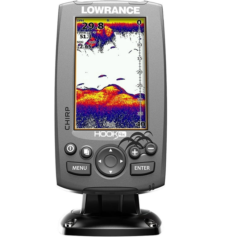 Lowrance HOOK-4x Ice Machine with Transducer & 4 Display, 000-12643-001
