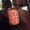 thumbnail image 5 of Wukai Tomatoes Print Car Trash Can - Easy to Clean Hanging Garbage Bin - Removable Liner - Leak-Car Garbage Can - Waterproof Trash Can for Car and SUV, 5 of 7