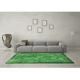 thumbnail image 3 of Ahgly Company Indoor Rectangle Medallion Emerald Green Traditional Area Rugs, 2' x 5', 3 of 4
