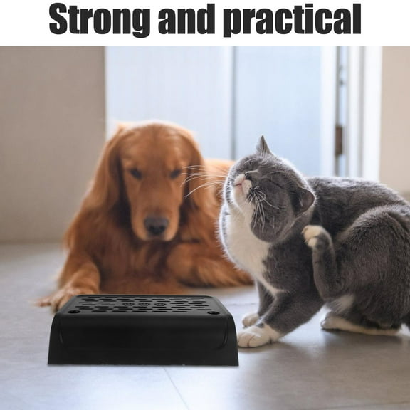 NICEXMAS Cat Ramp for Litter Litter Ramp Black ABS 1Pcs