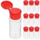 thumbnail image 5 of 10 botes de plástico para especias, pimenteros, saleros, vinagreras para barbacoa y cocina, color rojo, 5 of 6