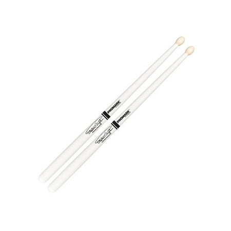 Promark Signature Stephen Creighton Maple Wood Tip Pipe Band Drumsticks - White