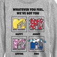 thumbnail image 3 of MTV Logo - Whatever You Feel, We've Got You - Toddler And Youth Long Sleeve Graphic T-Shirt, 3 of 5