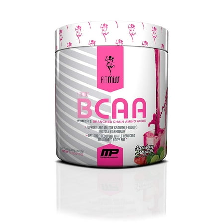 Women's BCAA Powder, 6 Grams of BCAAs Amino Acids, Post Workout Recovery Drink for Muscle Recovery and Muscle Building, Strawberry Margarita, 30.., By