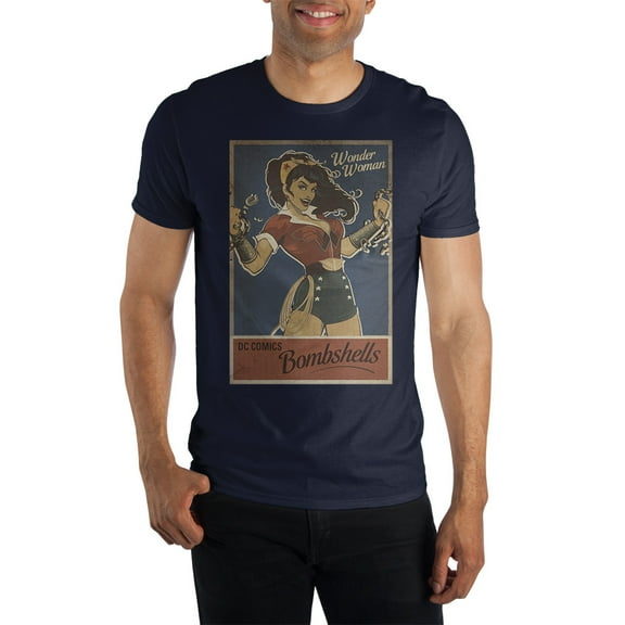 DC Bombshells: Wonder Woman Short-Sleeve T-Shirt-Large