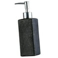 thumbnail image 4 of Dispensador de loción con bomba, botella decorativa recargable para baño o encimera de hotel. Estampado negro punteado, 4 of 6