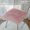 thumbnail image 6 of Gifts Dianli Faux Sheepskin Chair Cover 11x11in Super Fluffy Seat Cushion Pad Soft Shag Rug Throw for Vanity Chair Accent Stool Sofa Bedroom Home Decor, 6 of 6