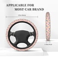 thumbnail image 5 of Daiia Dinosaur Steering Wheel Cover Auto Steering Wheel Covers Breathable Anti-Slip Steering Wheels Car Interior Decor Accessories for Men Women Universal 15 Inch, 5 of 8