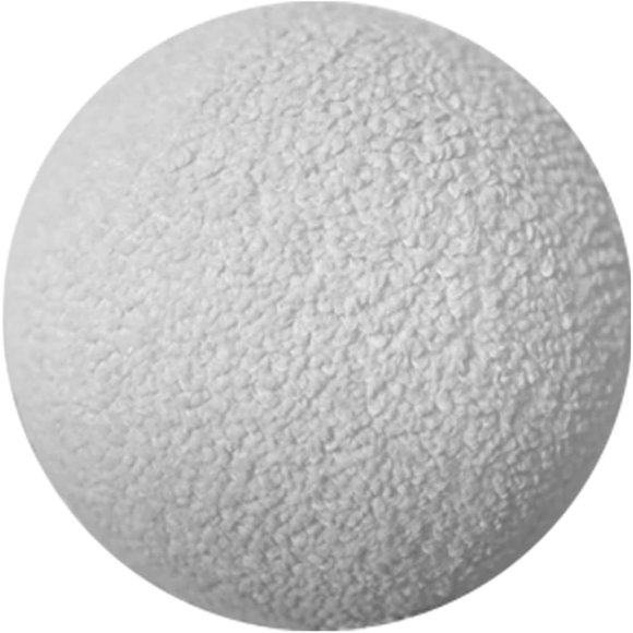 Large Boucle Ball Accent Pillow 30 CM (Ivory Boucle)