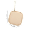 thumbnail image 2 of FONDOTIN 1Pcs Travel Digital Organizer Small Electronics Bag Khaki Color Wear-Resistant Strong Zipper For Friends, 2 of 7