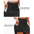 thumbnail image 5 of Pinspark Skorts Skirts for Women with Pockets Golf Skirt 20" Tennis Skirts Athletic High Waisted Skorts Casual, 5 of 6