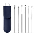 thumbnail image 4 of mtvxesu Stainless Steel Ear Digging Spoon Set Ear Digging Tool Ear Digging Spoon Ear Digging Tool Six Piece Set Sale, 4 of 9